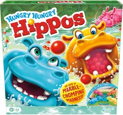 Hasbro bordspel Hungry Hungry Hippos - kleurrijk familiespel (Engelstalig)