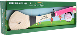 Murphy's Hurley cadeau set hurling stick roze 22 inch voor kinderen