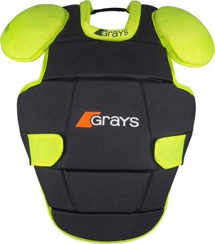 Grays hockey bodyprotector Nitro Body Armour zwart geel medium