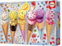 Educa puzzel ijsjes - legpuzzel 500 stukjes kleurrijk karton-2