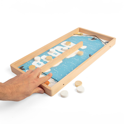 BigJigs houten Ice Puck Game - educatief kinderspel met dieren