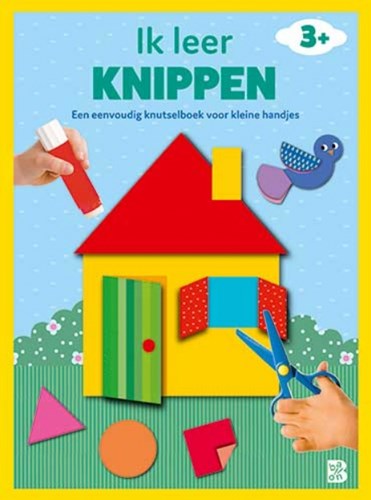 Ballon Kids - Knutselboek leren knippen huis met schaartje 3+ jaar