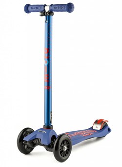 Micro Maxi kinderstep Deluxe blauw - verstelbaar en stabiel scooter