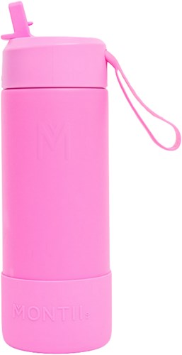 Montii drinkfles geïsoleerd rvs 475 ml lekvrij voor kinderen