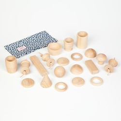 Grapat Houten Speelset 'Treasure Basket' (20 st.)