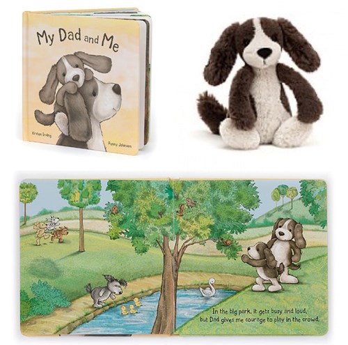Jellycat hondenboek Hundchen Schnuck Und Sein Papa kartonboek cadeau-2
