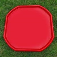 Cosy plateau de jeu Tuff Spot rouge - idéal pour le jeu sensoriel-3