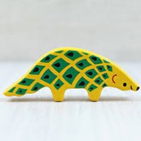 Bajo figurine jouet animal - animaux menacés Pangolin carton