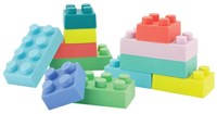Infantino blocs de construction - Super Soft 1st Building Blocks set multicolore