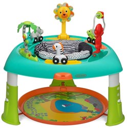 Infantino speeltafel baby activity 3-in-1 zit spin en staan multicolor