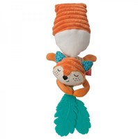 Infantino buggyspeeltje vos met trilfunctie en bijtspeeltje oranje