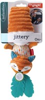 Infantino buggyspeeltje vos met trilfunctie en bijtspeeltje oranje-2