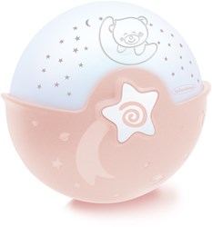 Infantino projecteur bébé rose - veilleuse apaisante avec musique