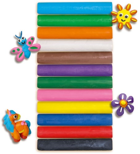 SES boetseerklei set - Infinity klei 12 kleuren - creatief speelgoed-3