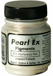Jacquard Pearl Ex Pigment 14 g - Poudre Créative Interférence Rouge