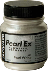 Jacquard pigment jouet Pearl Ex 21 g blanc perle créatif