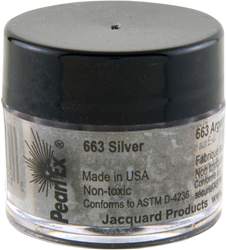Jacquard Pearl Ex Pigment argent 3 grammes poudre créative