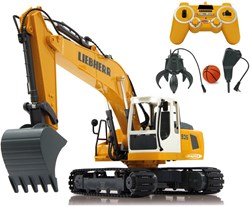 Jamara Jamara - Excavator Liebherr R936 1:20 2,4GHz Destruction-Set with Grab and Hammer
