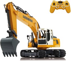 Jamara excavatrice Liebherr R936 1:20 - Jouet RC avec son