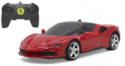 Jamara Ferrari SF90 Stradale voiture télécommandée 1:24 rouge 2,4GHz jouet