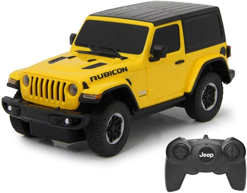 Jamara Jeep Wrangler JL voiture tout-terrain 1:24 jaune - véhicule RC jouet-2