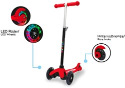 Jamara Jamara - KickLight Scooter red