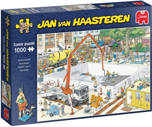 Jumbo legpuzzel Jan van Haasteren zwembad 1000 stukjes cartoon-2