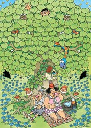 Jumbo puzzel Jan van Haasteren picknick plezier 500 stukjes cartoon