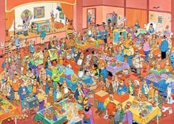 Jumbo puzzel Jan van Haasteren De Goochelbeurs - 1000 stukjes cartoon