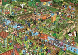 Jumbo Jan van Haasteren - The Vegetable Garden -  Teile