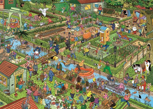 Jumbo Jan van Haasteren - The Vegetable Garden -  Teile