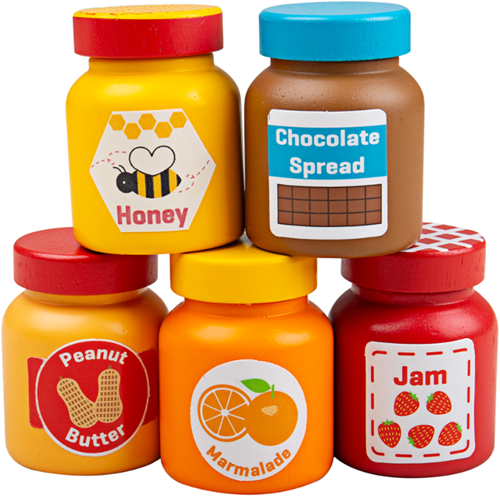 BigJigs pots en bois jouet - set cuisine - éducatif