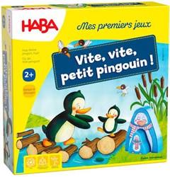 Haba educatief spel Mes premiers jeux Vite, vite, petit pingouin voor kinderen