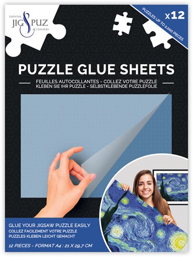 Jig & Puz feuilles de colle pour puzzle 2000 pièces - accessoire puzzle
