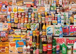 Gibsons legpuzzel - 1000 stukjes - 1980's winkelen puzzel