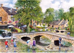 Gibsons Bourton aan het water (1000)