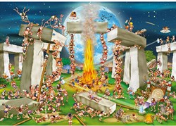 D-Toys puzzle Cartoon Stonehenge 1000 pièces jeu de puzzle