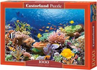 Castorland puzzle - puzzle corail poissons - 1000 pièces - nature-2