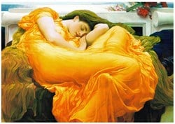 Eurographics puzzel kunst Flaming June 1000 stukjes karton