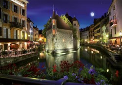DToys Jigsaw Puzzle - 1000 Pieces - Nocturnal Landscapes : Annecy, France -  Teile