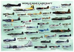 Eurographics puzzel World War II Aircraft - 1000 stukjes