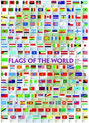 Eurographics puzzel vlaggen van de wereld - 1000 stukjes educatief
