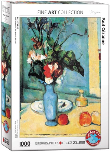 Eurografiek Blauwe vaas - Paul Cezanne (1000)-2