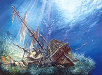 Castorland puzzle Épave de navire - 2000 pièces - Puzzle