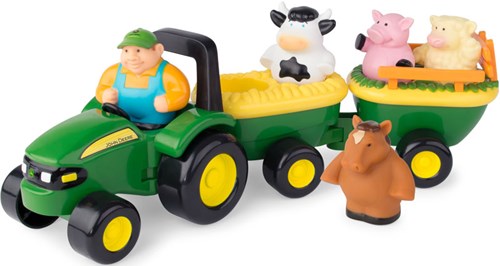 Britains tracteur jouet John Deere avec animaux et sons - ferme-2