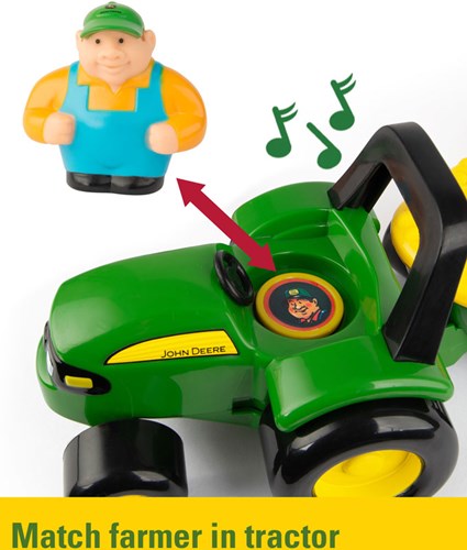 Britains tracteur jouet John Deere avec animaux et sons - ferme-3