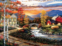 SunsOut puzzel Babbling Creek Road 1000 stukjes John Zaccheo