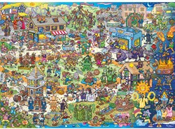 Gibsons legpuzzel Barmy Britain 1000 stukjes puzzelplezier