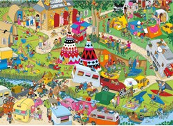 Gibsons legpuzzel Campsite Capers - 1000 stukjes puzzelplezier