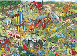Gibsons legpuzzel Country Show Chaos - 1000 stukjes puzzelplezier